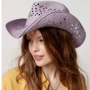 NWT Urban outfitters straw cowgirl hat